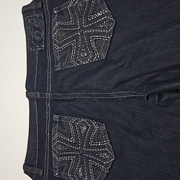 Code Bleu Size Missy 14/31 Reg. Annette Bootcut Denim Jeans #W-534 - Picture 7 of 11